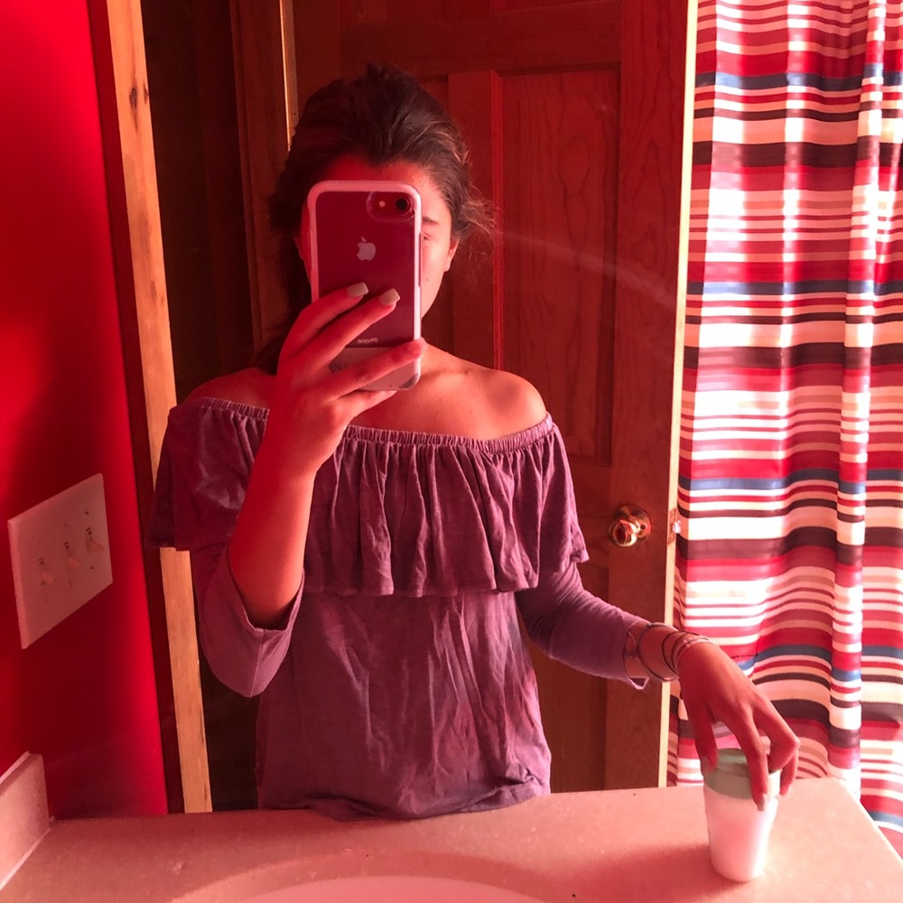 off the shoulders top